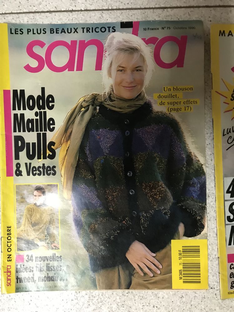 Revistas antigas de tricou