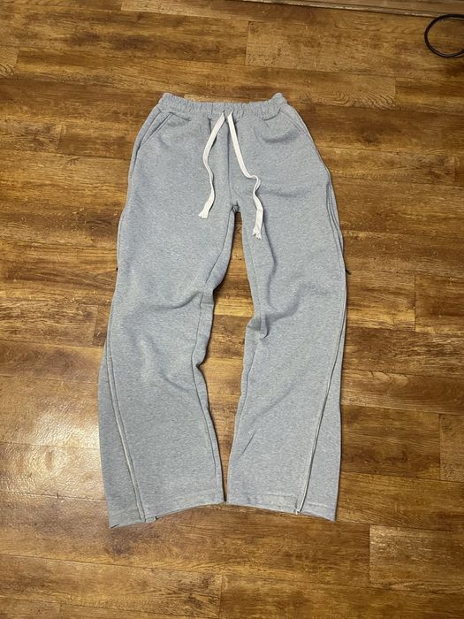 Flared zip pants штани з блискавками sweatpants