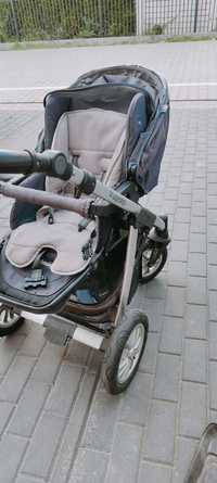 wózek głęboki plus spacerowy babydesign