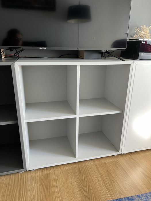 Modulo c/ 4 conpartimentos cinza claro