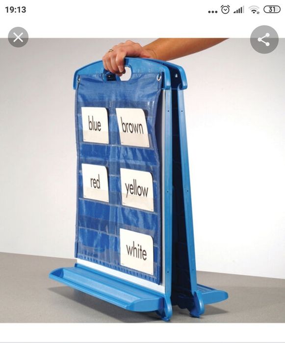 Cavalete/quadro magnético apagável