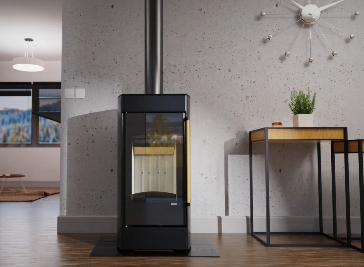 DEFRO HOME Hydrofire 9 kW piec kominek na drewno z płaszczem wodnym