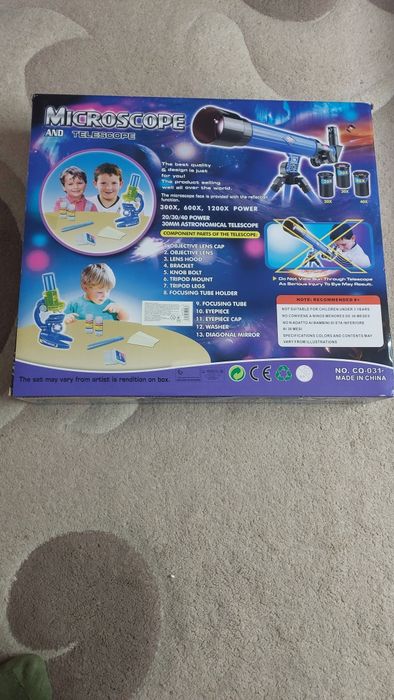 Мікроскоп та телескот дитячий