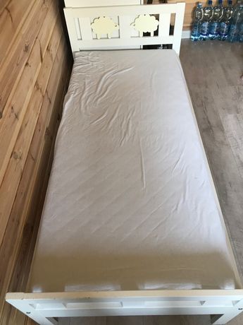 Łóżko Ikea Kritter z materacem 165 x 76