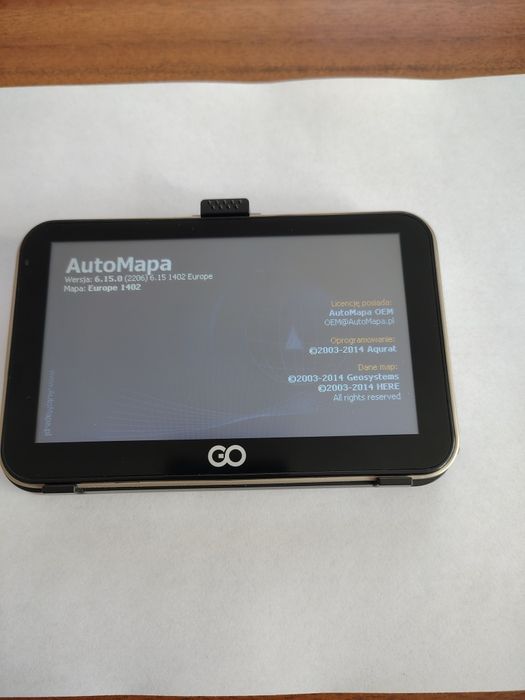 Nawigacja samochodowa m-ki Goclever - automapa