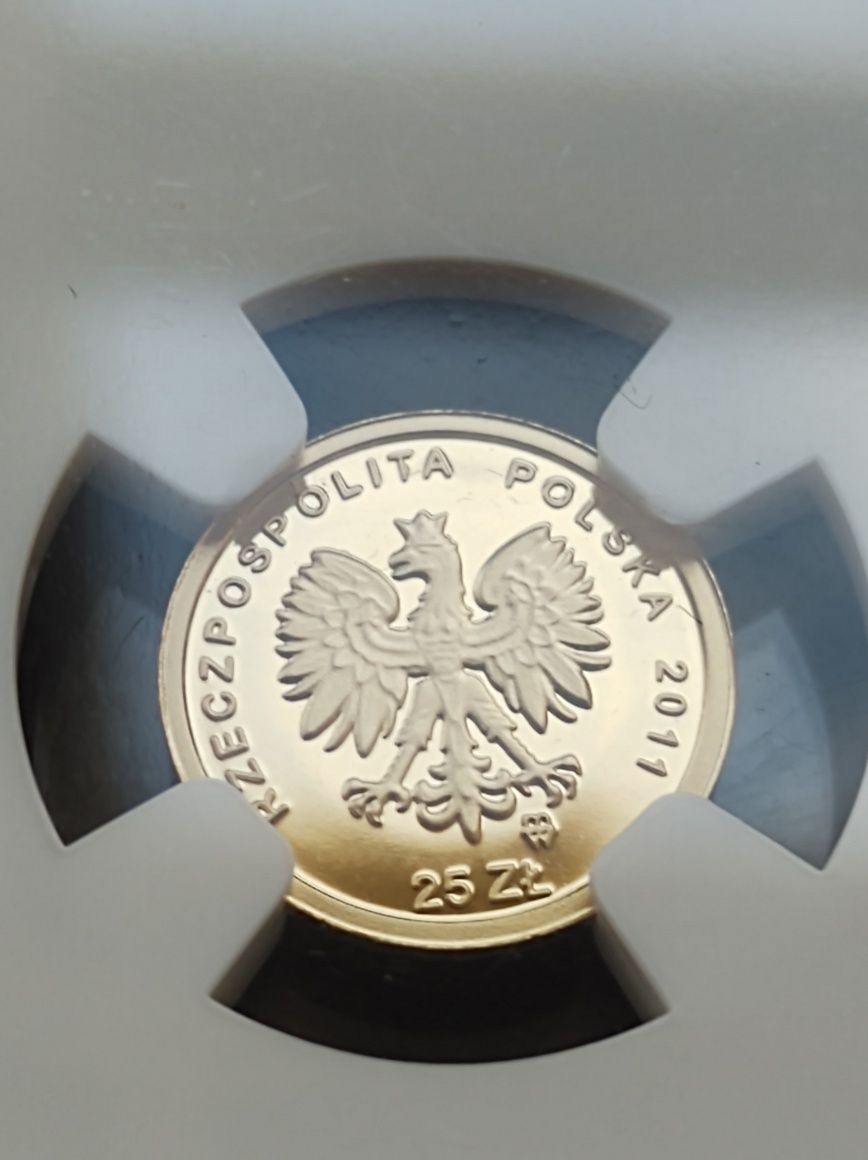 25zł 1gr pr złota 900 Beatyfikacja Jana Pawła ll w graidingu NGC PF69