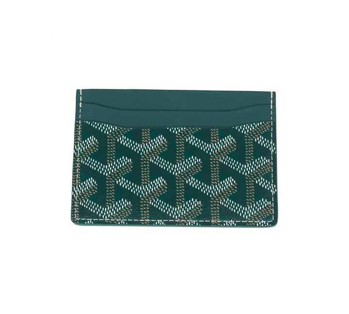 Porta cartões verde Goyard