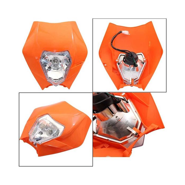 Farol LED Universal para Moto KTM EXC SX XC XCW - Motocross Supermoto