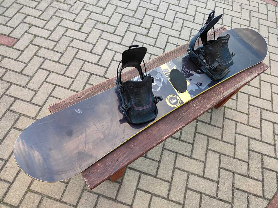 Deska snowboardowa 155W Crazy Creek wiązania FLOW Snowboard 155 Wide