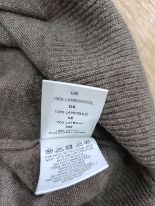 swetr męski xl wełna beżowy