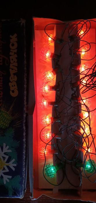 Гирлянда  новогодняя  ссср