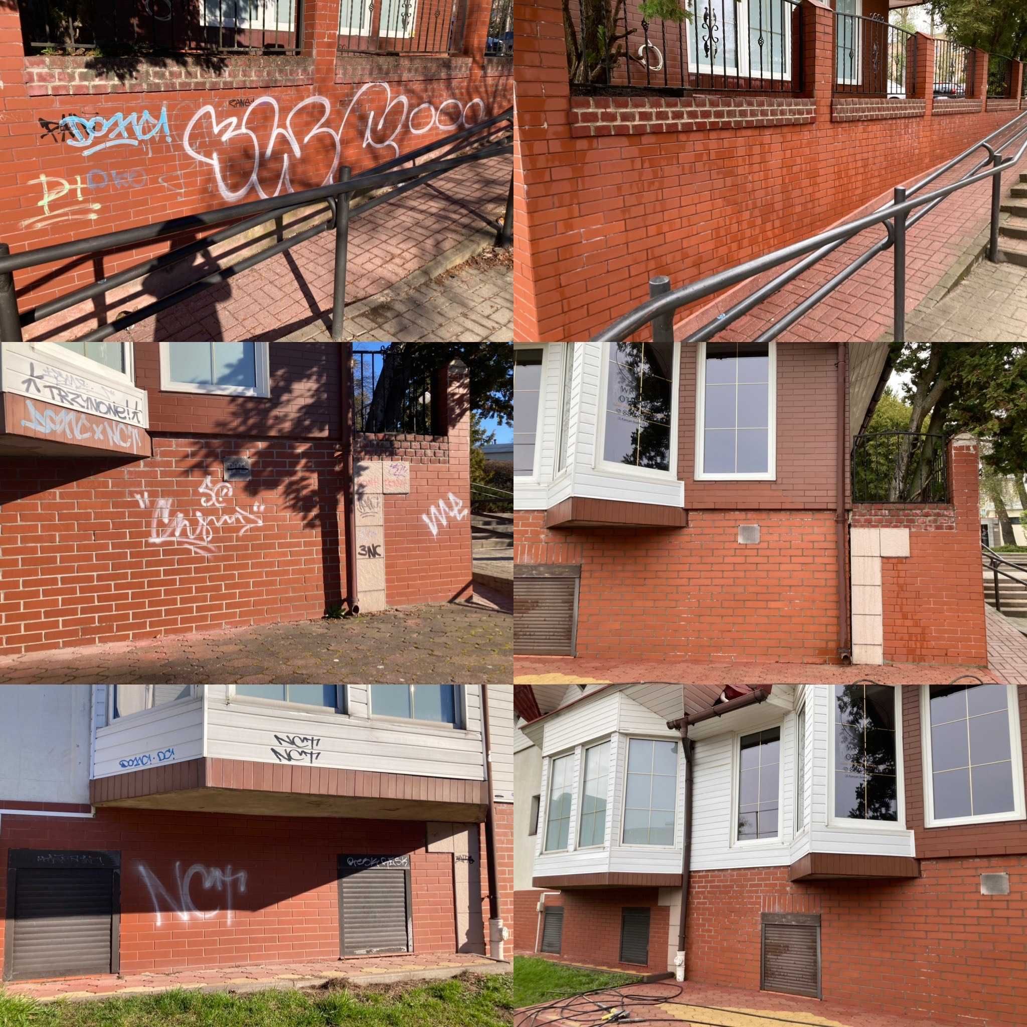 Czyszczenie / Mycie / Malowanie Dachów Elewacji Kostki Rynien Graffiti