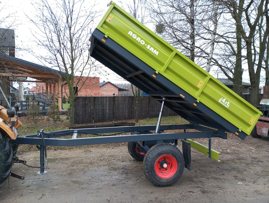 Przyczepa wywrotka jednoosiowa nowa