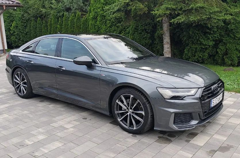 Audi A6 Audi A6 40TDI  hak, oś skr, panora, S-line 2x, asyst, PL, I wła. F.vat