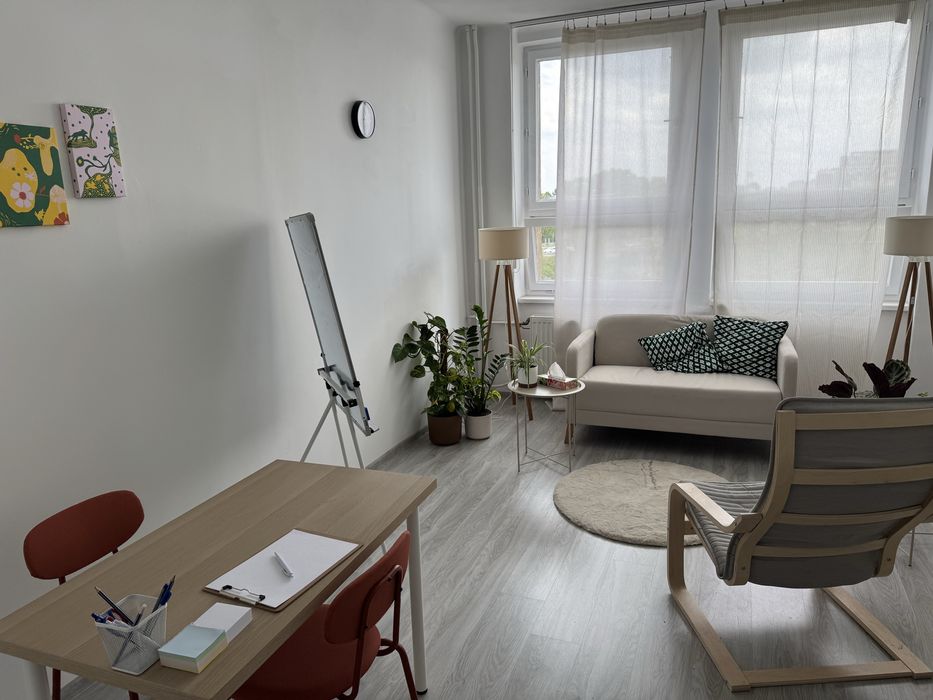 Wynajem gabientu psychologiczno - terapeutycznego