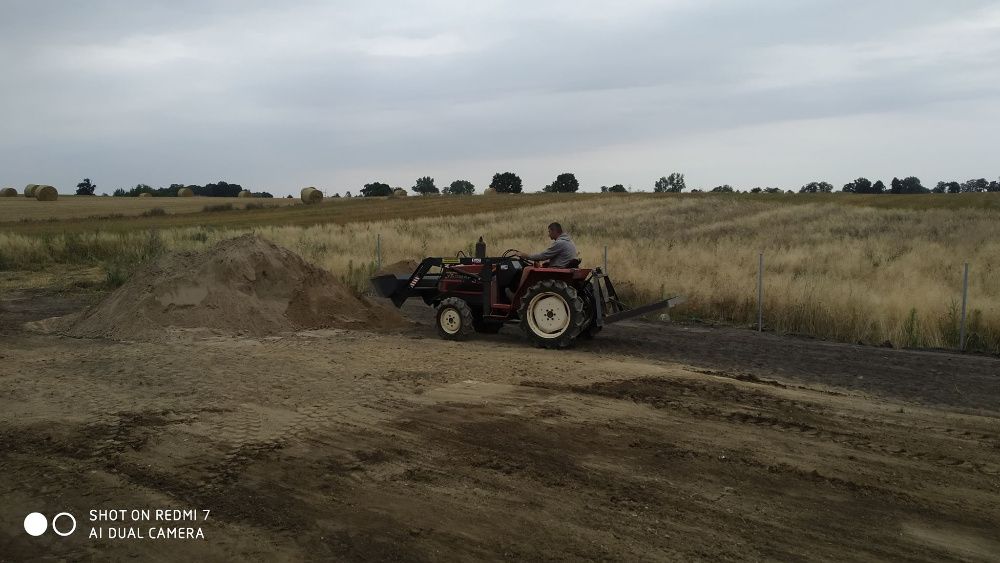 Usługi mini traktorem, tur, glebogryzarka, kosiarka bijakowa