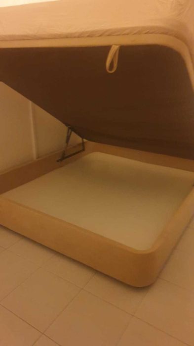 Sommier de casal sem o colchao 160x200