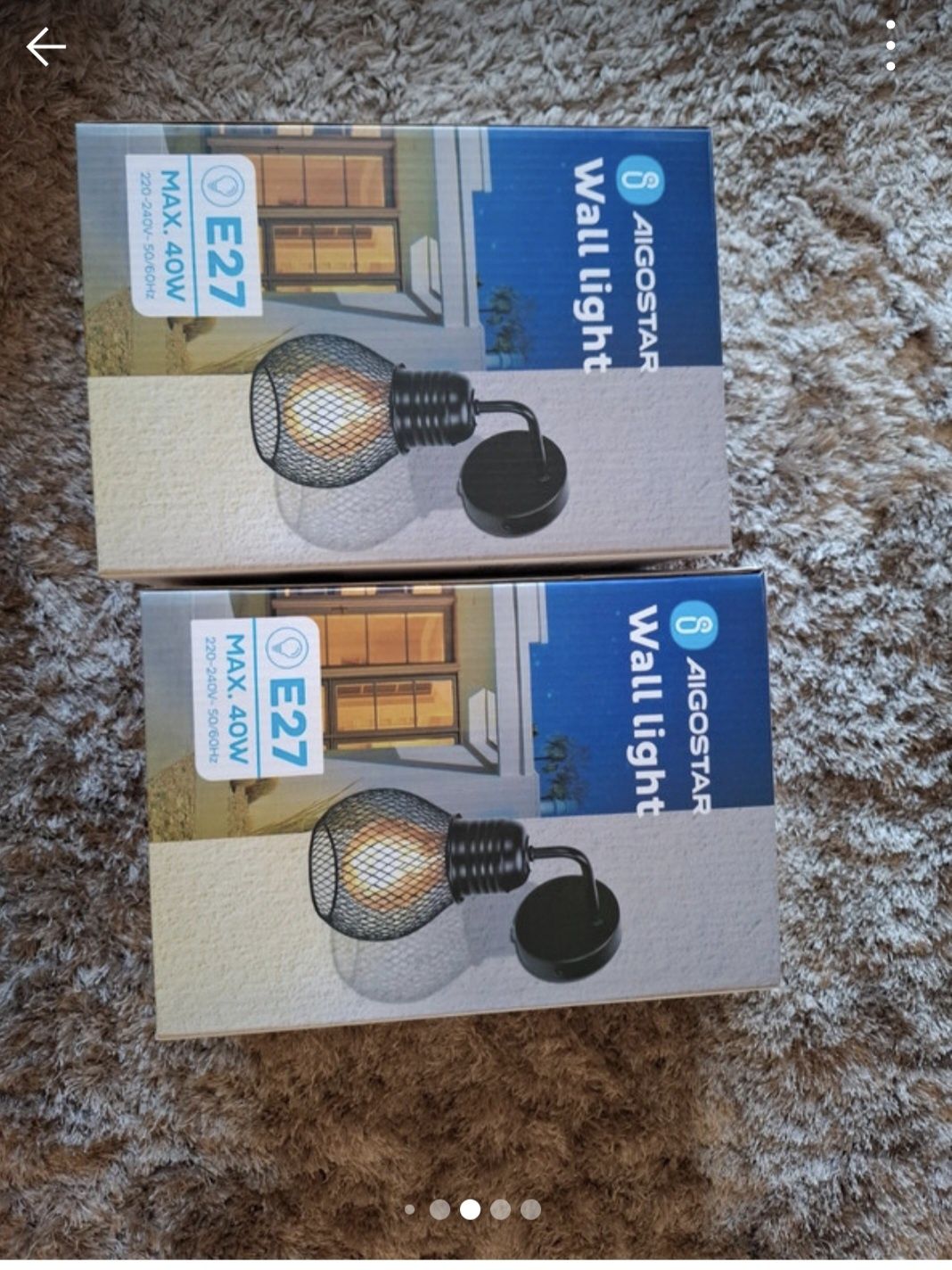 Candeeiros novos