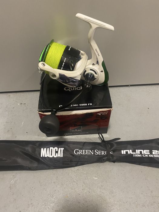 Zestaw sumowy wędka kołowrotek akcesoria