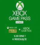 4 Miesiące XboxGamePass (Ultimate) , Xbox one , Xbox series