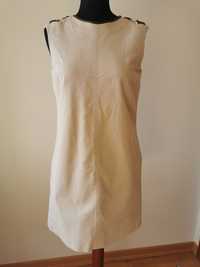 Beżowa sukienka Massimo Dutti 40