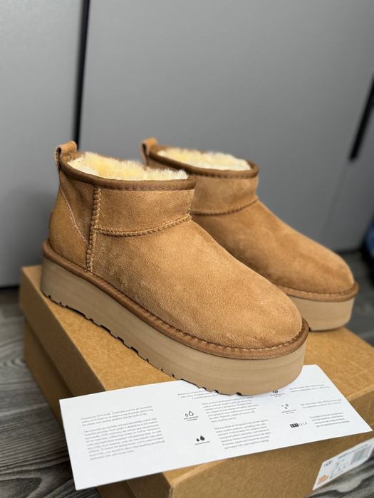 Ugg mini platform уггі угг угги рыжие угги валянки платформа