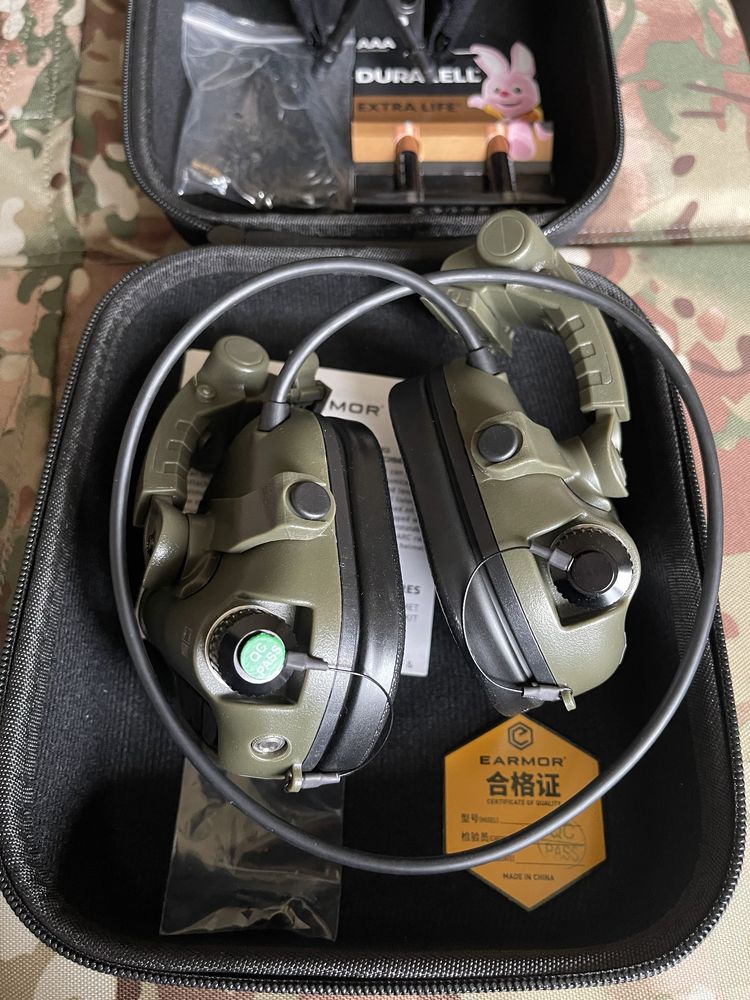 Активні навушники Earmor M31X Mark3 Mil Pro.  ORIGINAL 100%‼️