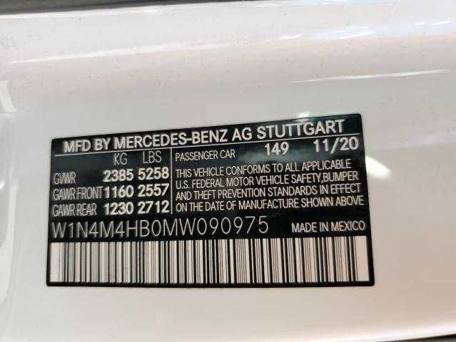 Mercedes-Benz GLB 250 4MATIC 2021