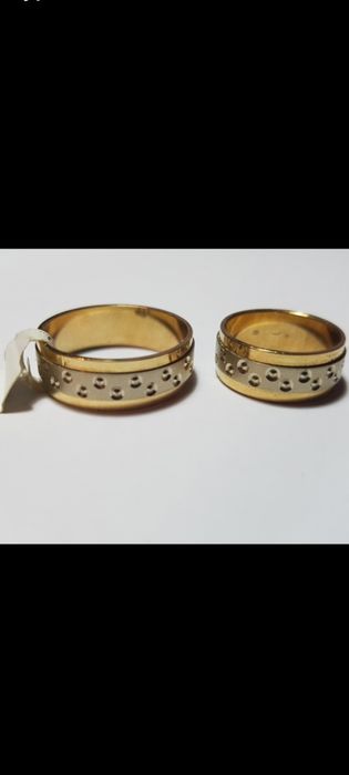 Nowe obrączki ślubne 585, 13.46 grama