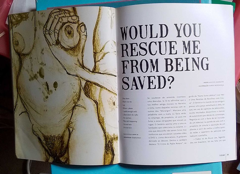 Dois números da defunta Revista 365, criada por Fernando Alvim