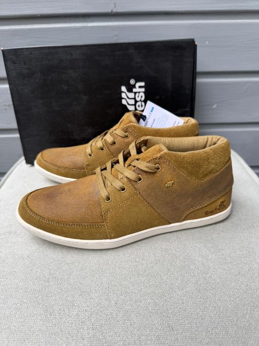 Nowe buty męskie BOXFRESH woskowany zamsz brązowe 40