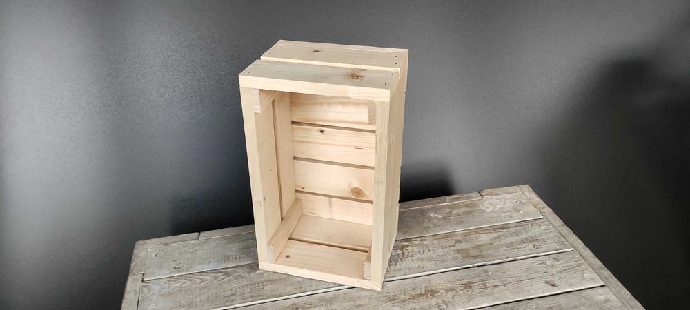 skrzynka drewniana ozdobna dekoracyjna 33x20x15