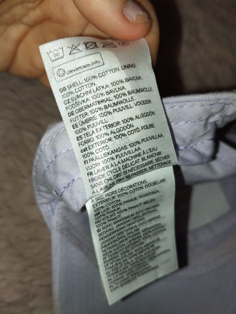 Czapka z daszkiem H&M pastelowa dziecięca