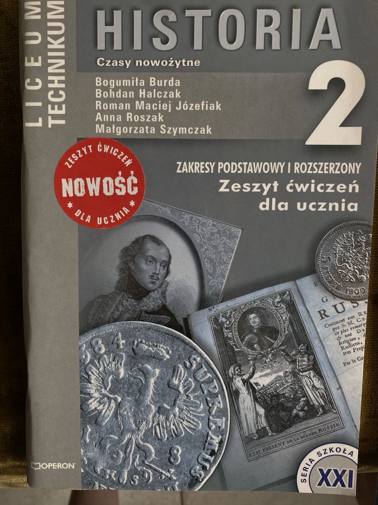Podręczniki i zeszyty ćwiczeń do liceum