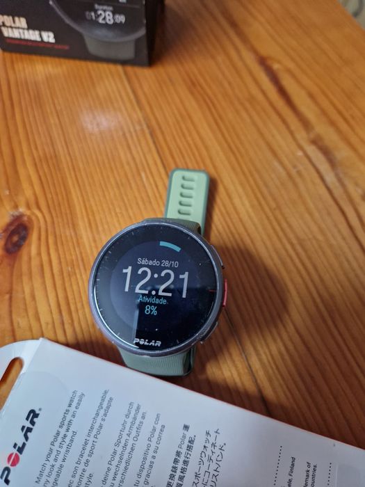 Relógio Polar Vantage V2 green Olive edition