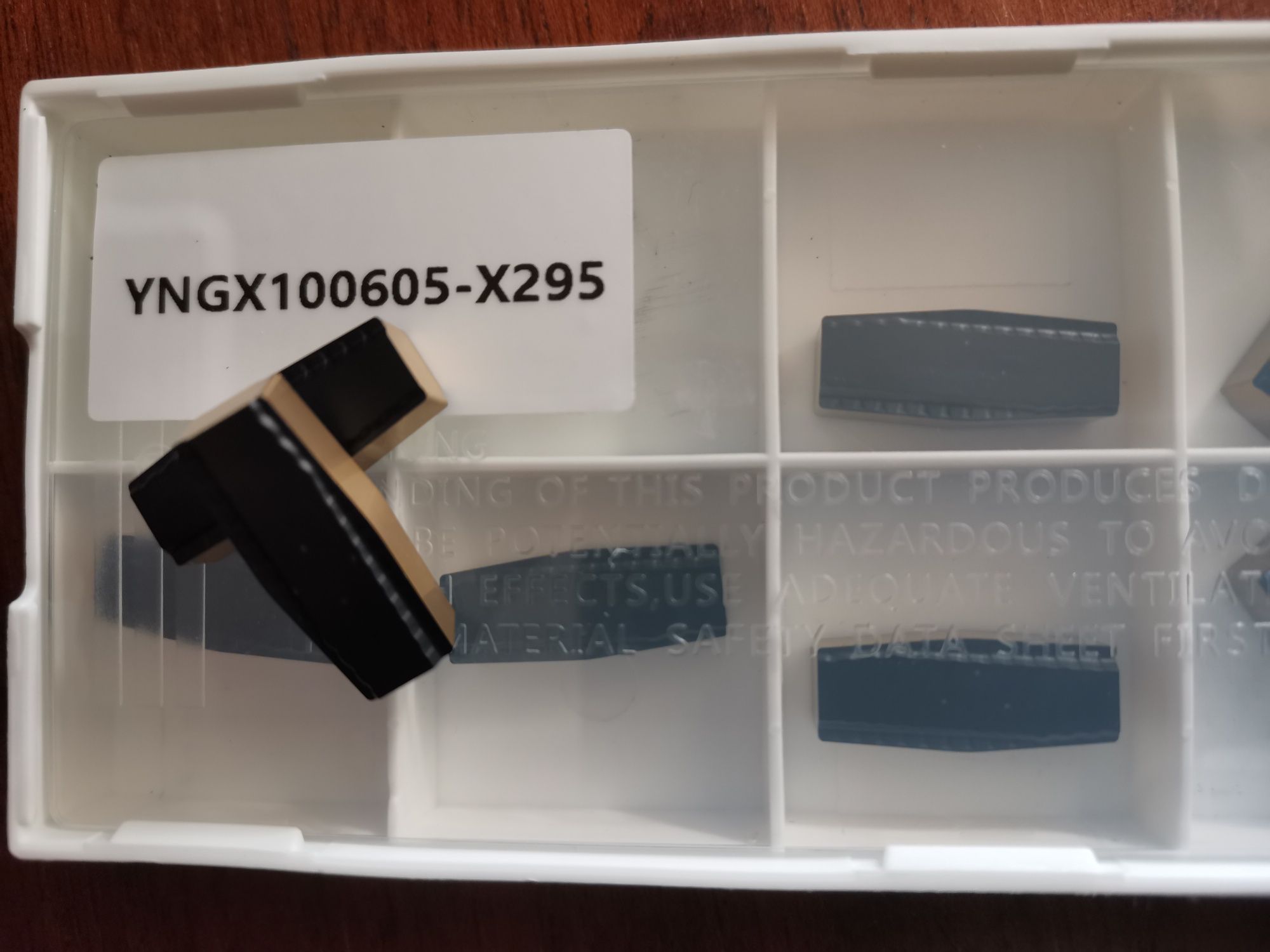 Твердосплавна пластина YNGX 100605 на плавающюю расточную головку