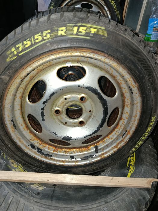 СМАРТ диски+шини 145/65 перед 175/55-15 комплект, поштучно, пари. Зима