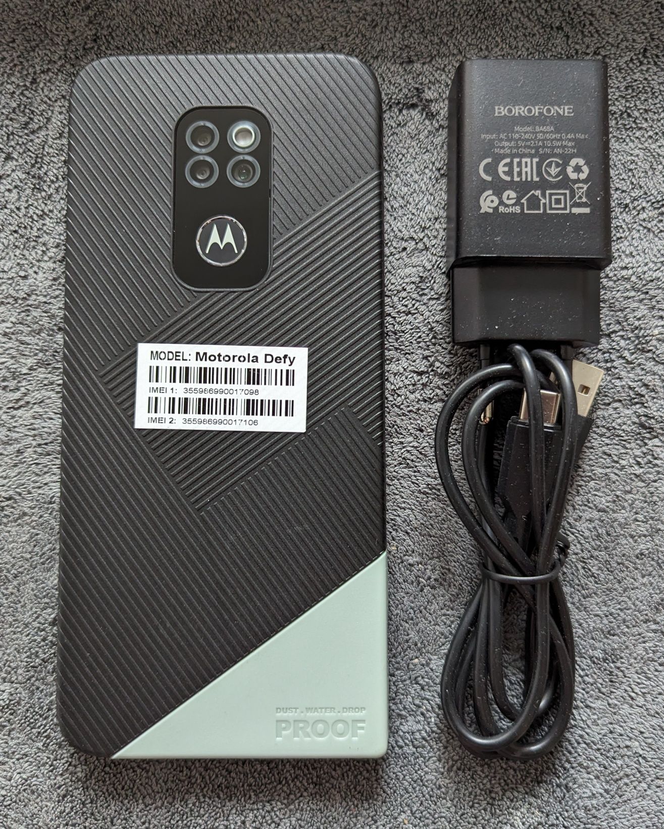 Motorola Defy (2021) XT2083-9 4/64gb, 2 сим, акб 5000, IP68, андроид11