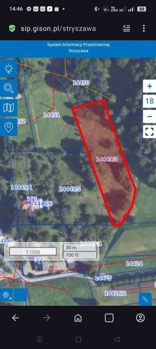 Stryszawa,Siwcówka,działka.