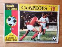Caderneta de cromos - Campeões "79" - completa
