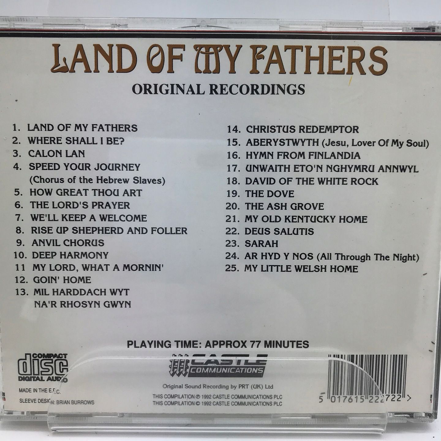 cd - various - land of my fathers