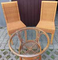 2 krzesła i stół