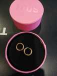 Argolas prata rosa TOUS