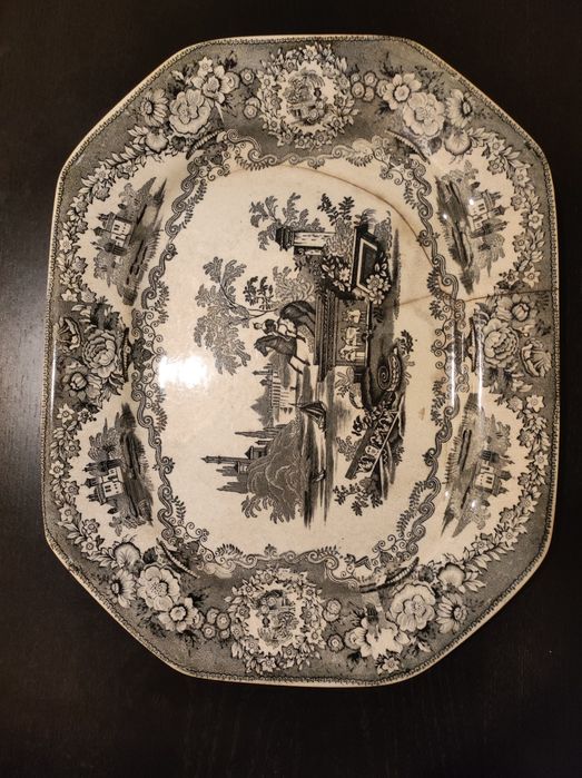 Duas travessas louça vintage