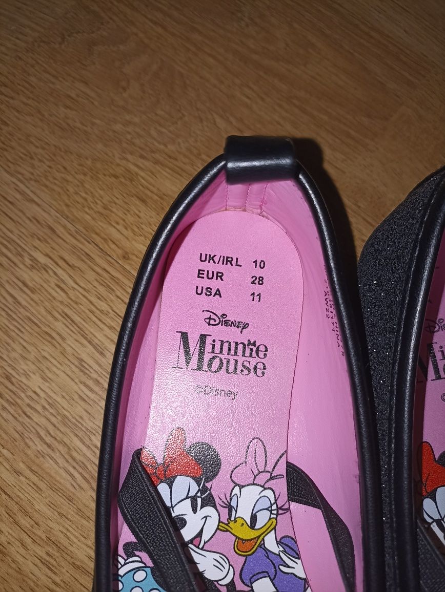Baleriny Minnie Mouse Disney brokatowe 28