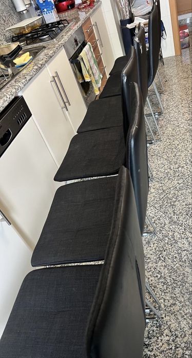 6 cadeiras de cozinha usadas