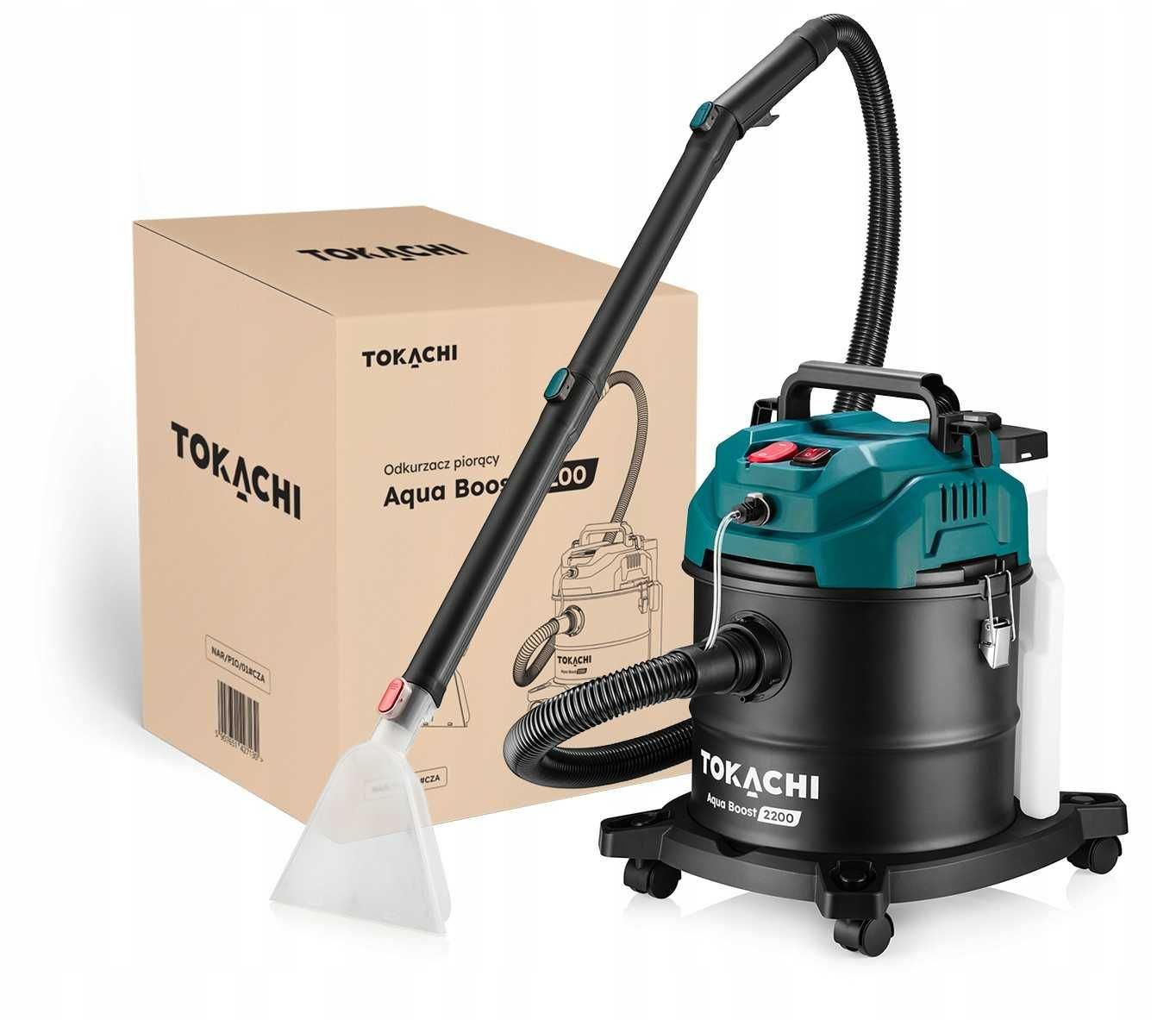 Миючий пилосос Tokachi Aqua Boost 4в1 2200 Вт. Моющий пылесос.