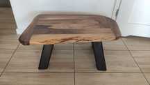 Stolik kawowy drewniany loft industrial
