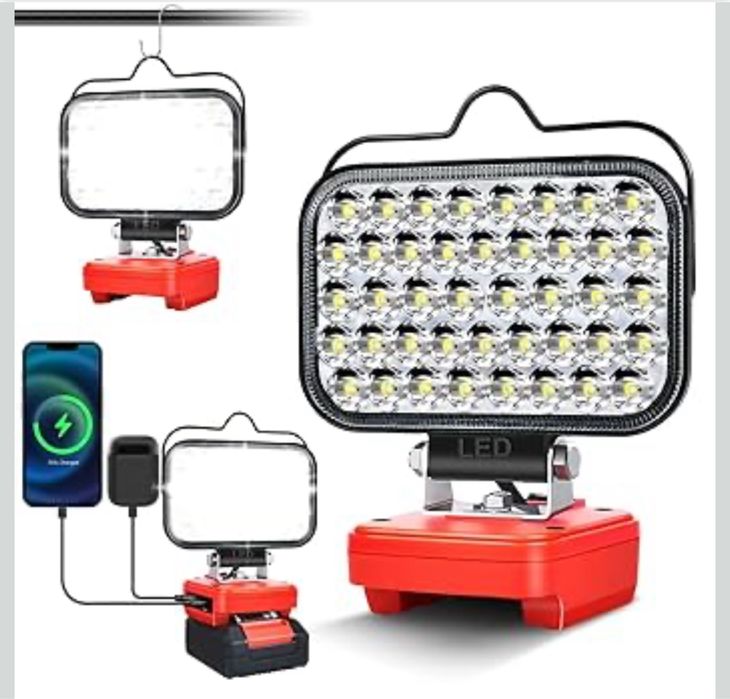 FYJUL Bezprzewodowa lampa robocza pod akumulator Einhell