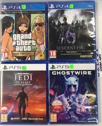 Gry PS4/PS5 Ghostwire Tokyo GTA Trilogy Star Wars Jedi  Resident 6